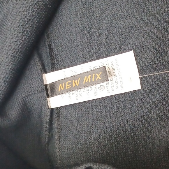 NEW MIX PREMIUM High Waisted Tummy Shaping Black Leggings One Size Fits All BNWT - Picture 7 of 10